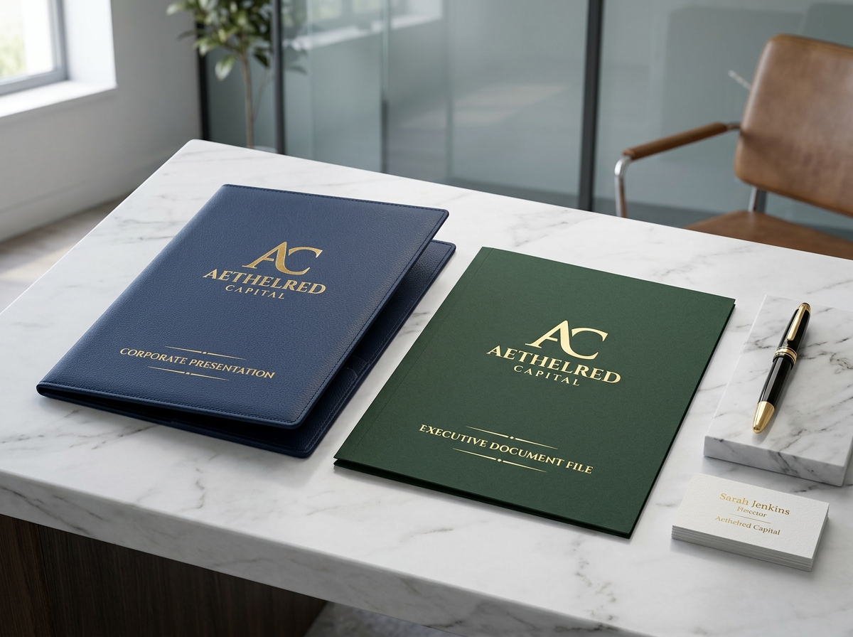 Embossed Corporate Folder